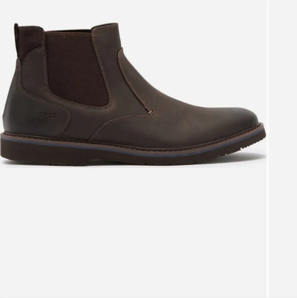 Nunn Bush Dakoda Chelsea Men's Brown Leather Chelsea Boots